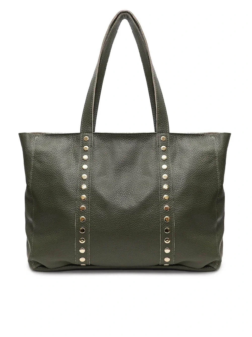 MADE IN ITALY BOHO LEATHER  Studded Leather Tote Bag - Women